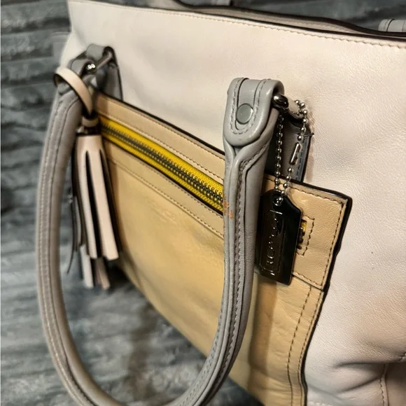Coach | Bags | Coach Legacy Colorblock Leather Candace Medium Carryall ...